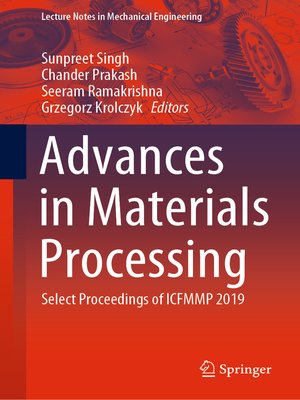 cover image of Advances in Materials Processing